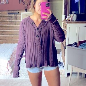 Free People Long Sleeve Top